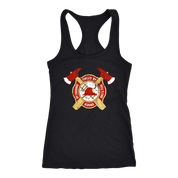 Firefighter Fueled by hell's fire, driven by courage Tank Top