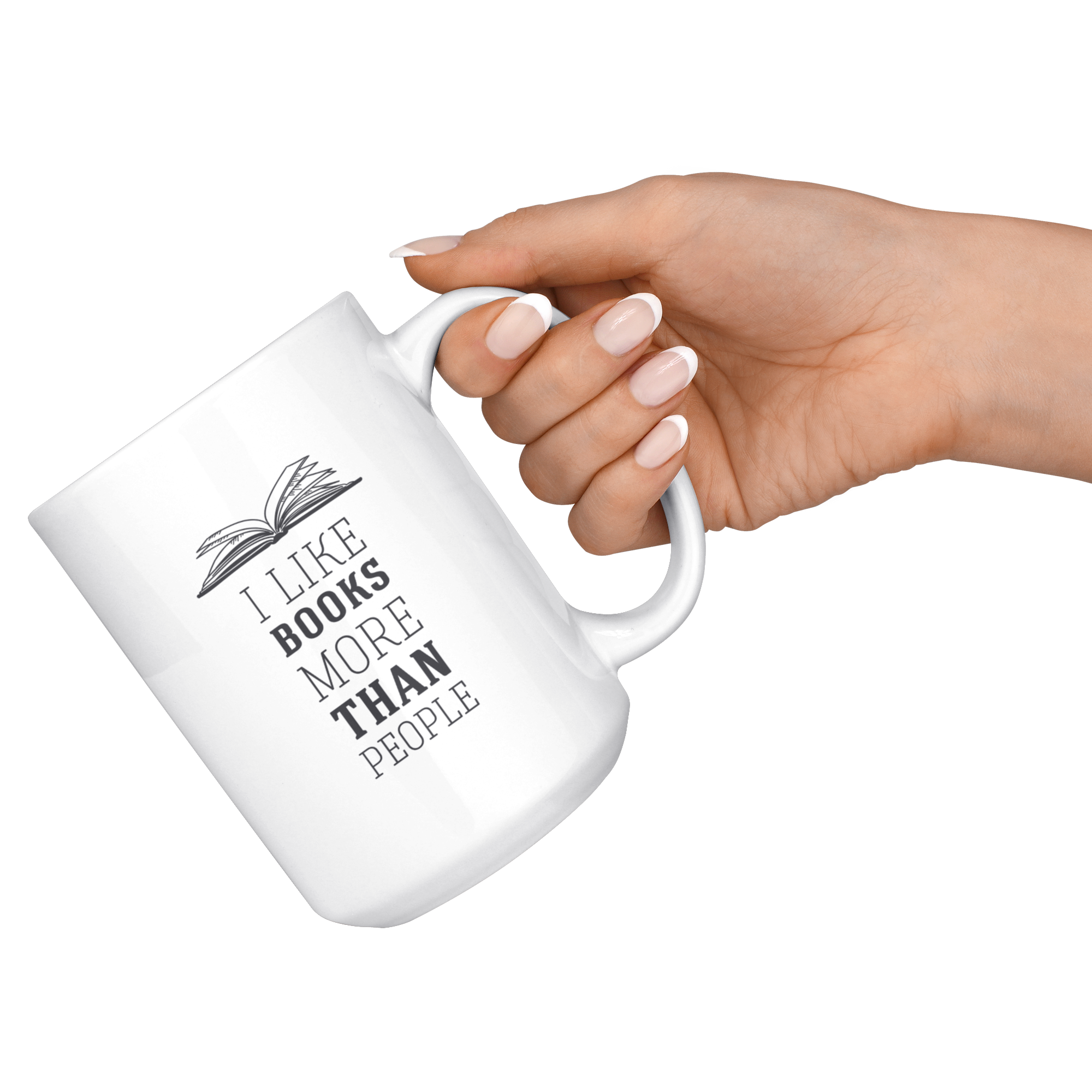 Book Reading White Mug,Birthday Present, Christmas Gift, 15oz white mug, Father's Day gift, Mother's Day Gift, Librarian Gift