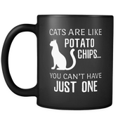 Cats are like potato chips you can't have just one