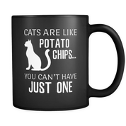 Cats are like potato chips you can't have just one