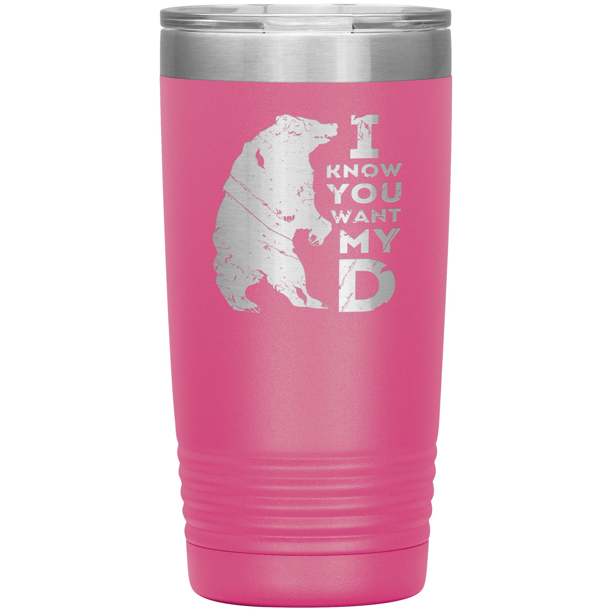 Beard Gift, I know you want my bearD, 20oz Tumbler, Travel mug, Coffee Tumbler, Tea Tumbler