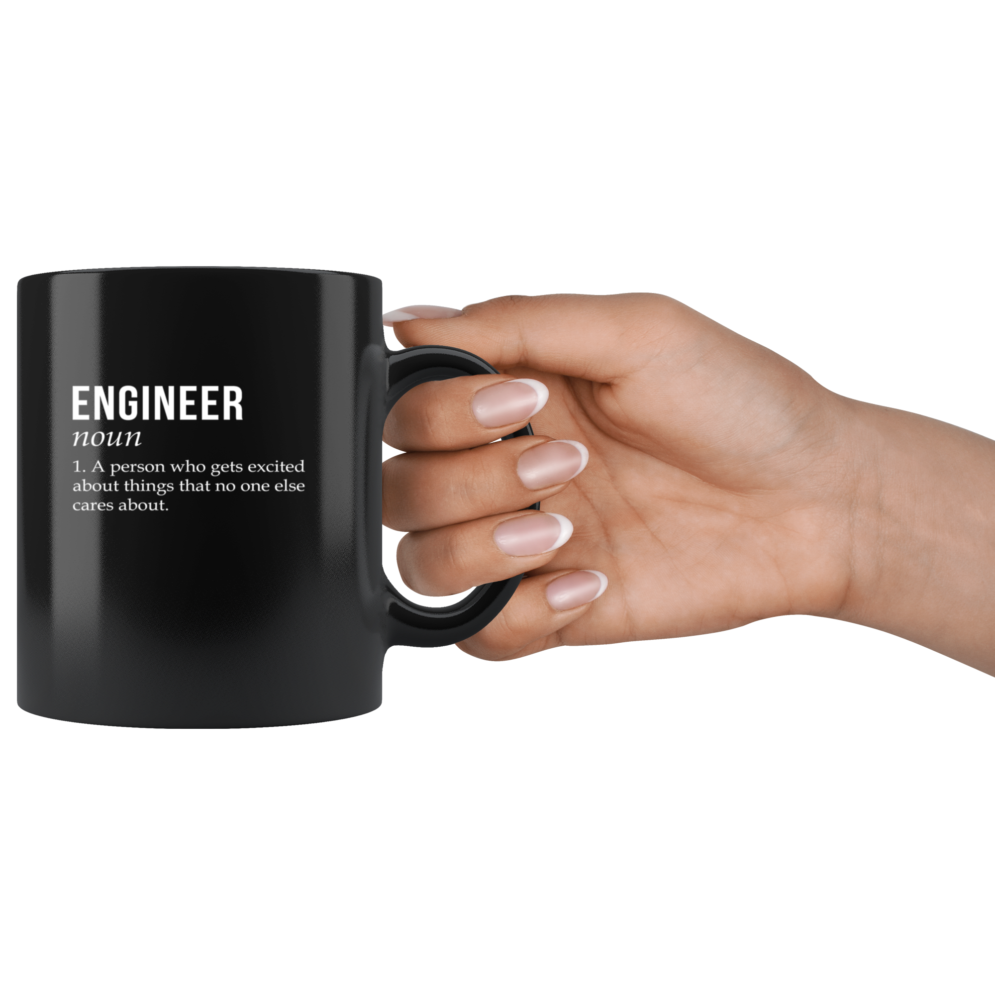 Mug Engineer gifts Engineer mug - Engineer noun- Engineer coffee mug Engineer coffee cup (11oz) Black