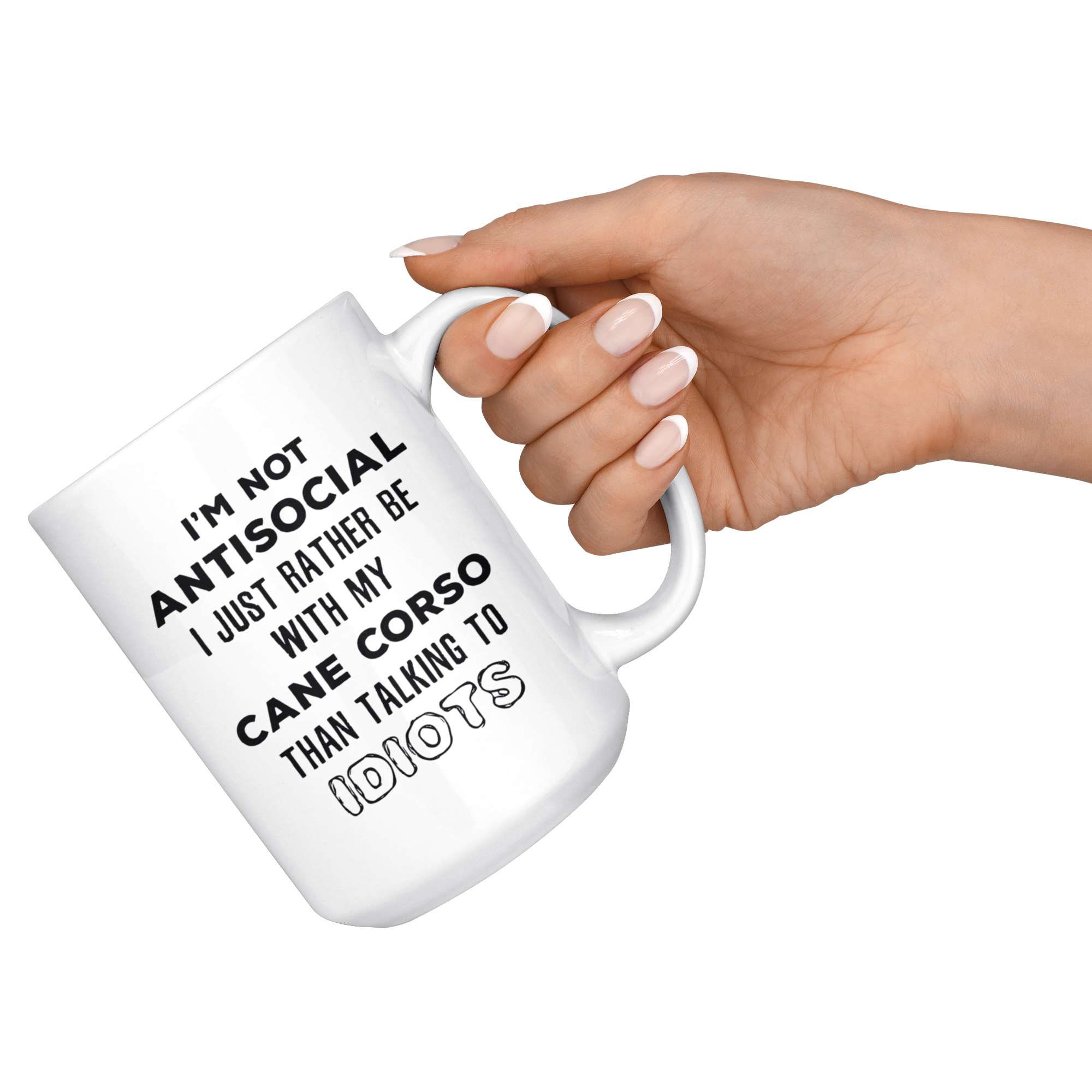 Cane Corso 15oz White Mug