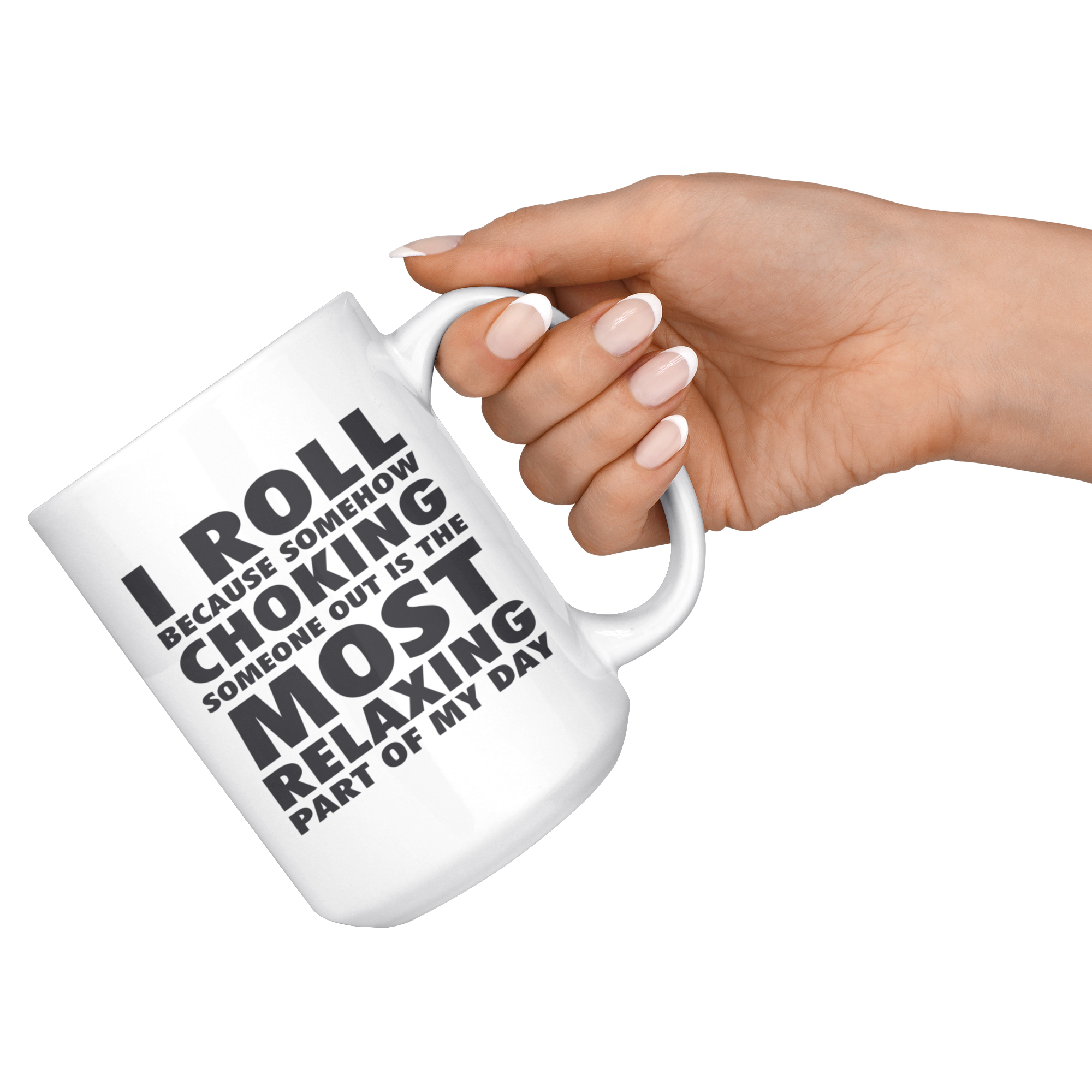 Brazilian jiu-jitsu White Mug, BJJ Girl lover, BJJ Girl White Mug, Birthday Present, Christmas Gift, 15oz white mug, Fun gift