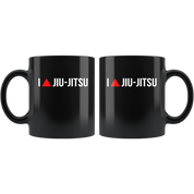 Mug Brazilian Jiu Jitsu BJJ - I triangle Jiu-Jitsu mug - BJJ Coffee Cup BJJ Coffee Mug (11oz) Black