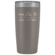BJJ Gift, Sleep, breath eat, jiu jitsu, Tumbler, Travel mug, Coffee Tumbler, Tea Tumbler 20oz