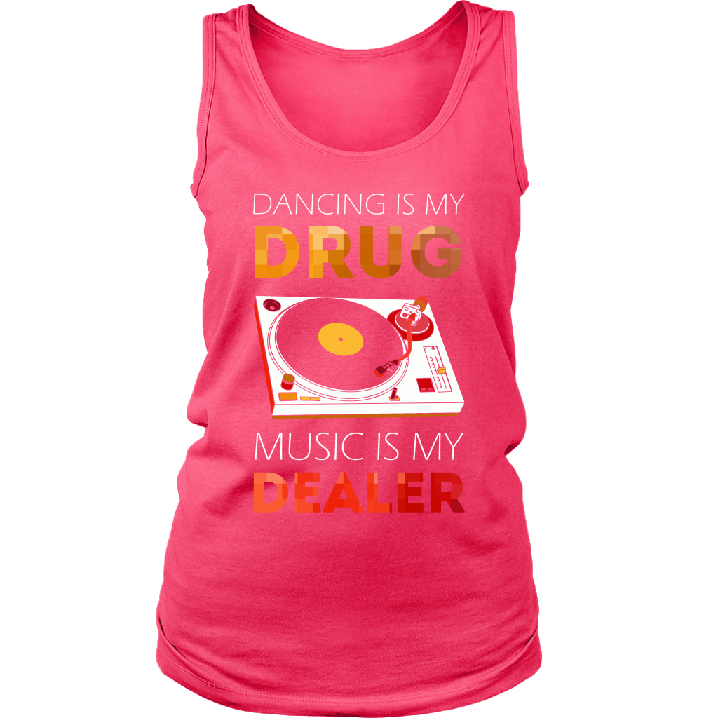 Techno Dancing is my drug, music is my dealer Tank Top Gift, Birthday Present