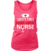 Safety First drink with a nurse