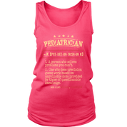 Pediatrician, Womans tank top, Racerback, Mens Tank top, Profession, Colleague gift, Coworker present, Pediatrician Gift