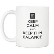 Keep calm and keep it in balance