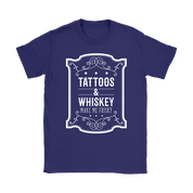 Tattoos and whiskey, make me frisky T-Shirt