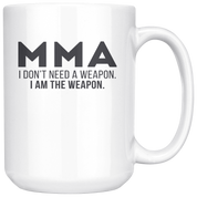 MMA fighter, MMA lover, MMA White Mug, Birthday Present, Christmas Gift,15oz white mug, Father's Day gift, Mother's Day Gift
