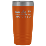 BJJ Gift, Sleep, breath eat, jiu jitsu, Tumbler, Travel mug, Coffee Tumbler, Tea Tumbler 20oz