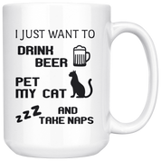 Just want to drink beer and pet my cat