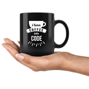 I turn coffee to code