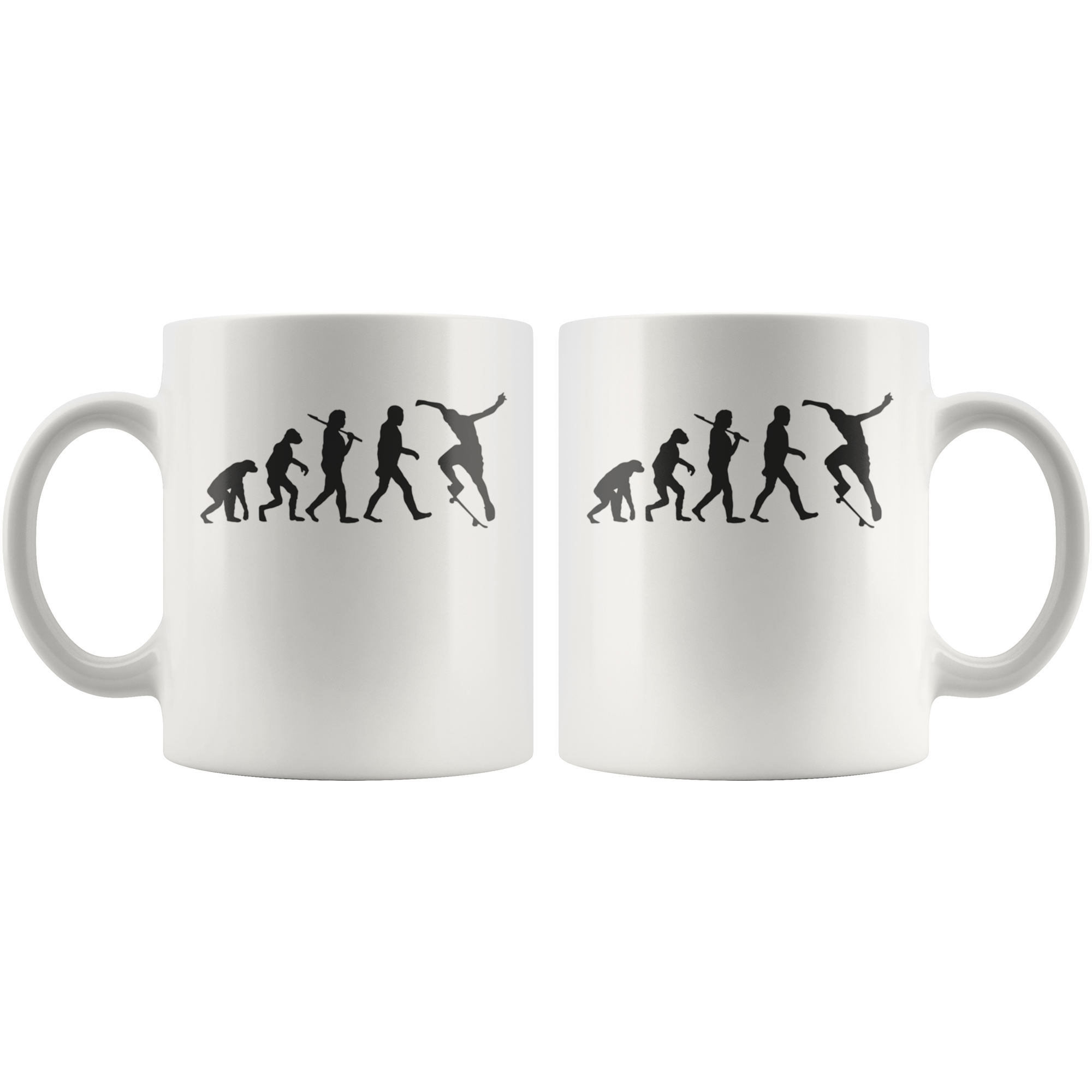 Evolution of skating Coffee Mug 11 oz. Skaters gift