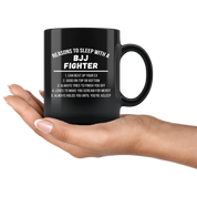 Cool Mug Brazilian Jiu Jitsu - Reasons to sleep with a BJJ fighter mug - BJJ Coffee Cup, BJJ Coffee Mug (11oz) Black