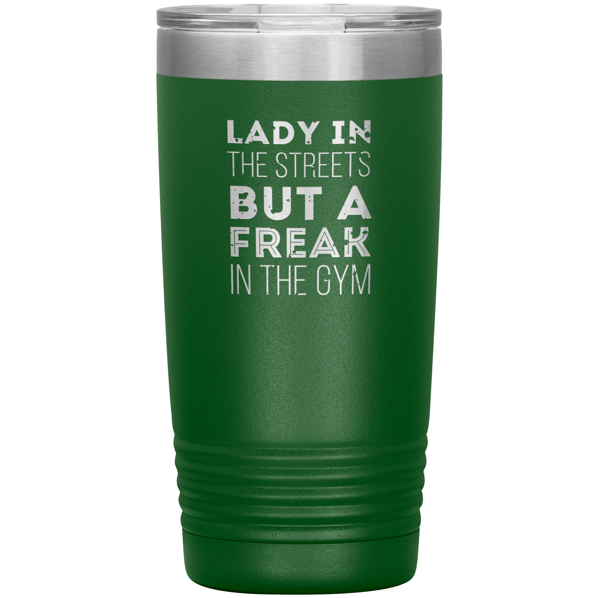 Fitness Gift, Lady in the streets, but a freak in the gym, Tumbler, Travel mug, Coffee Tumbler, Tea Tumbler