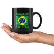 Mug Brazilian Jiu Jitsu - BJJ Brazilian Jiu-Jitsu mug - BJJ Coffee Cup BJJ Coffee Mug (11oz) Black
