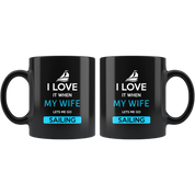 I love when my wife let me sailing