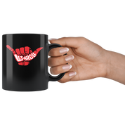 Mug Brazilian Jiu Jitsu BJJ - Lets roll mug - BJJ Coffee Cup BJJ Coffee Mug (11oz) Black