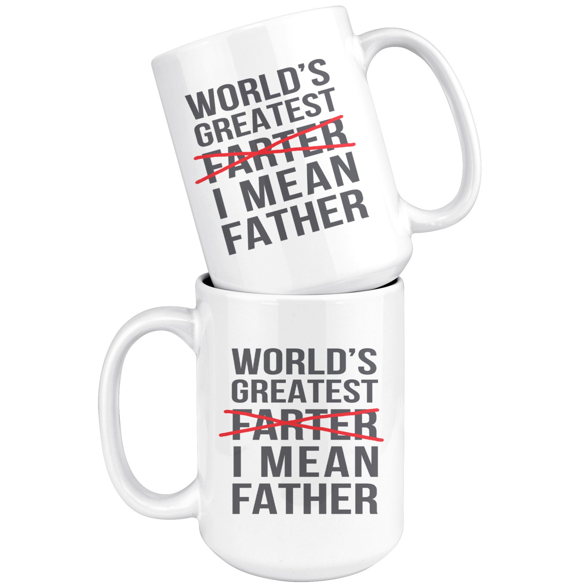 Father's Day White Mug, Birthday Present, Christmas Gift, 15oz white mug, Father's Day Gift