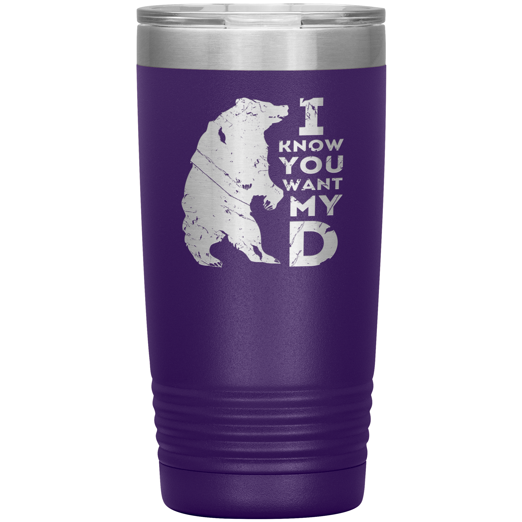 Beard Gift, I know you want my bearD, 20oz Tumbler, Travel mug, Coffee Tumbler, Tea Tumbler