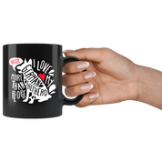 German Shepherd mug - German Shepherd owner - I love my German Shepherd more than people- German Shepherd Cofee cup Dog Lover 11oz Black