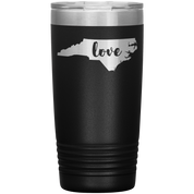 North Carolina Love Gift, 20oz Tumbler