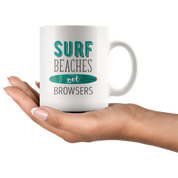 Surf beaches not browsers