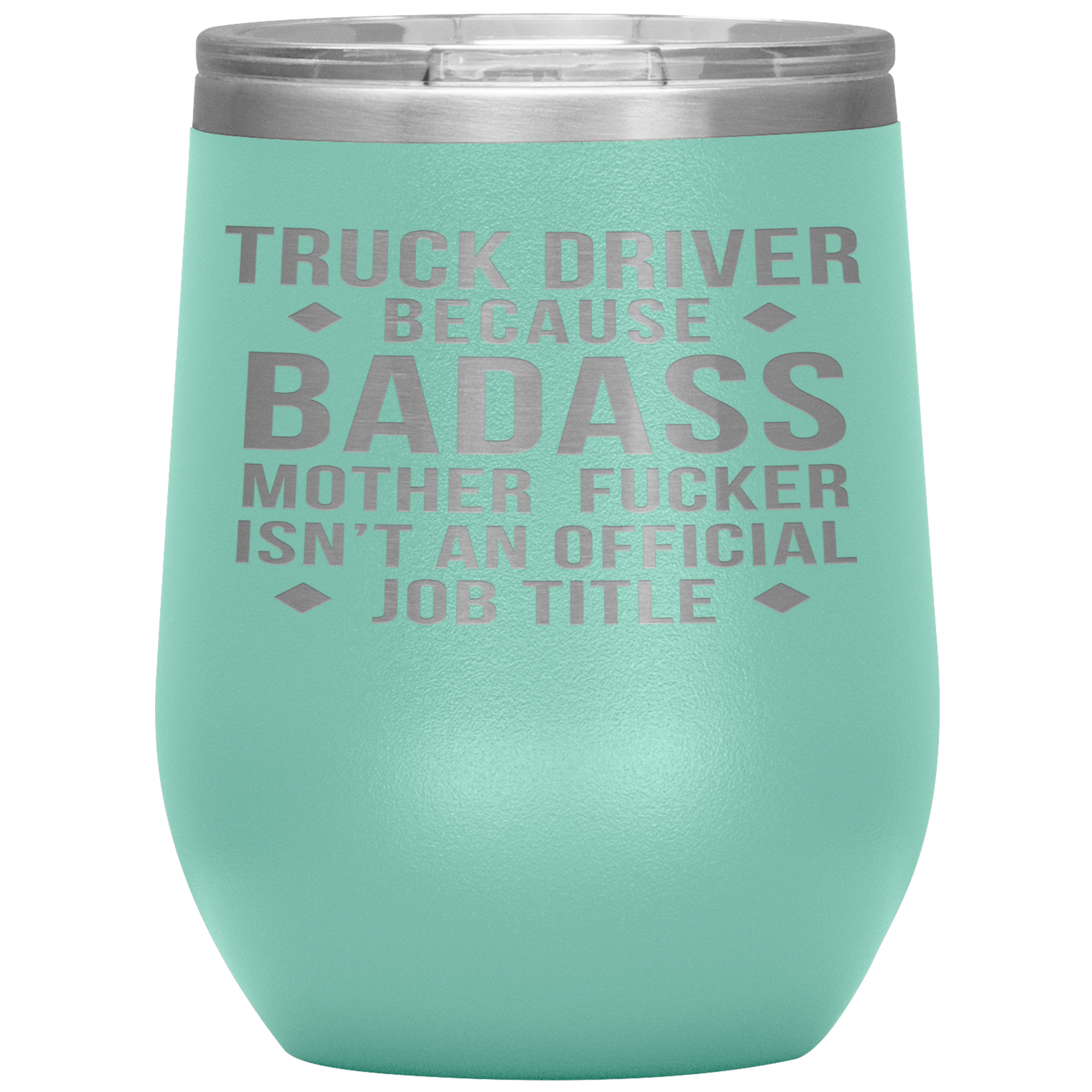 Truck Driver Gift, Truck Driver badass, 12oz Vacuum Tumbler, Travel mug, Coffee Tumbler, Present for Truck Driver Colleague