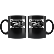 Funny mug - Son of a witch Ouija Mug 11oz Black