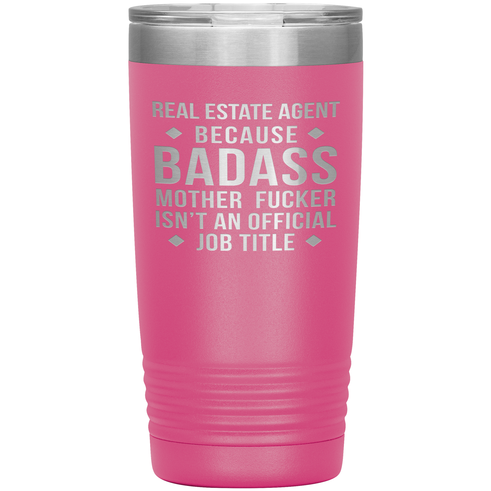 Real Estate Agent Gift, Real Estate Agent badass, 20oz Vacuum Tumbler, Travel mug, Coffee Tumbler, Present for Real Estate Agent Colleague