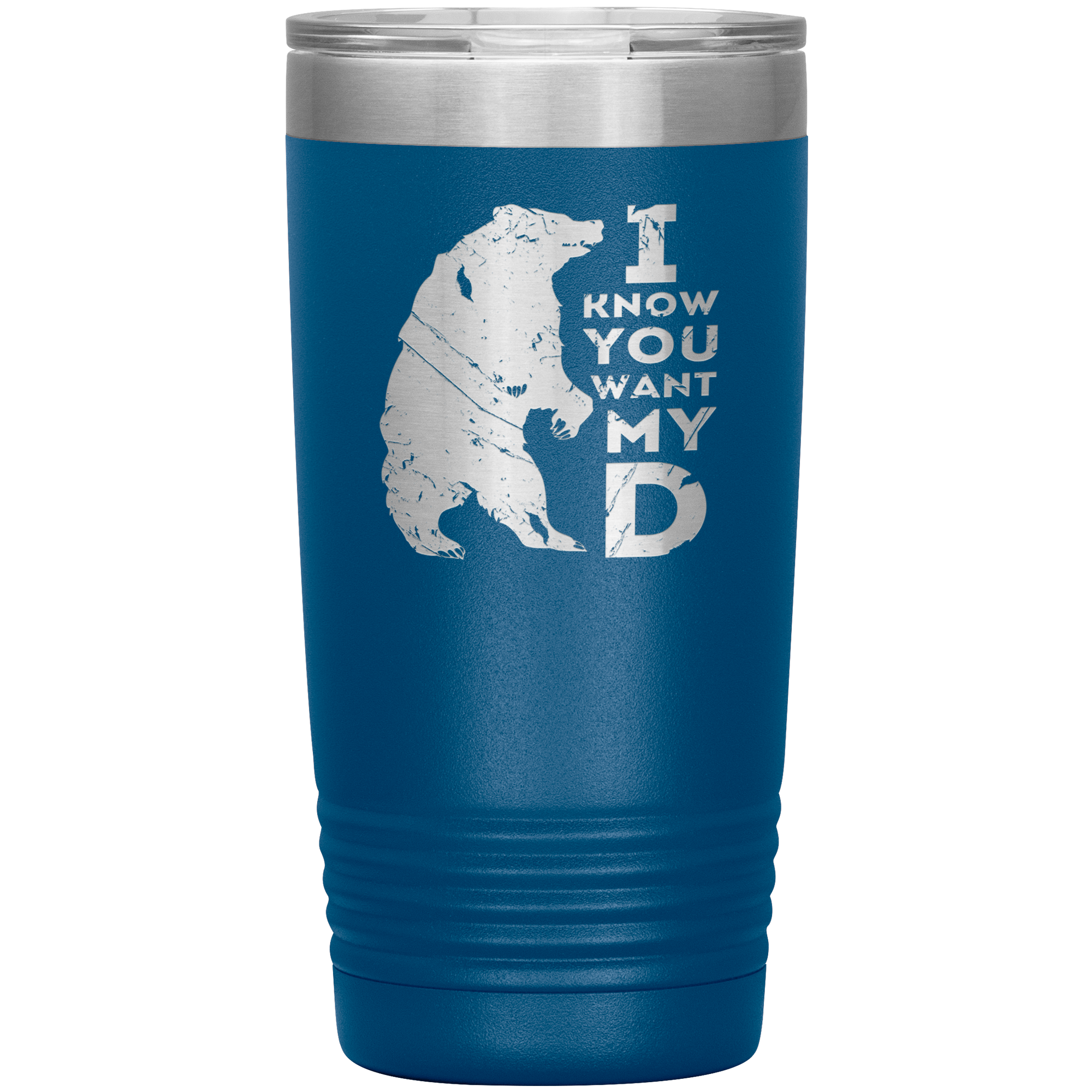 Beard Gift, I know you want my bearD, 20oz Tumbler, Travel mug, Coffee Tumbler, Tea Tumbler