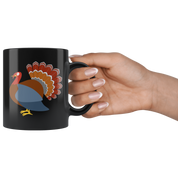Black Mug for Turkey lovers