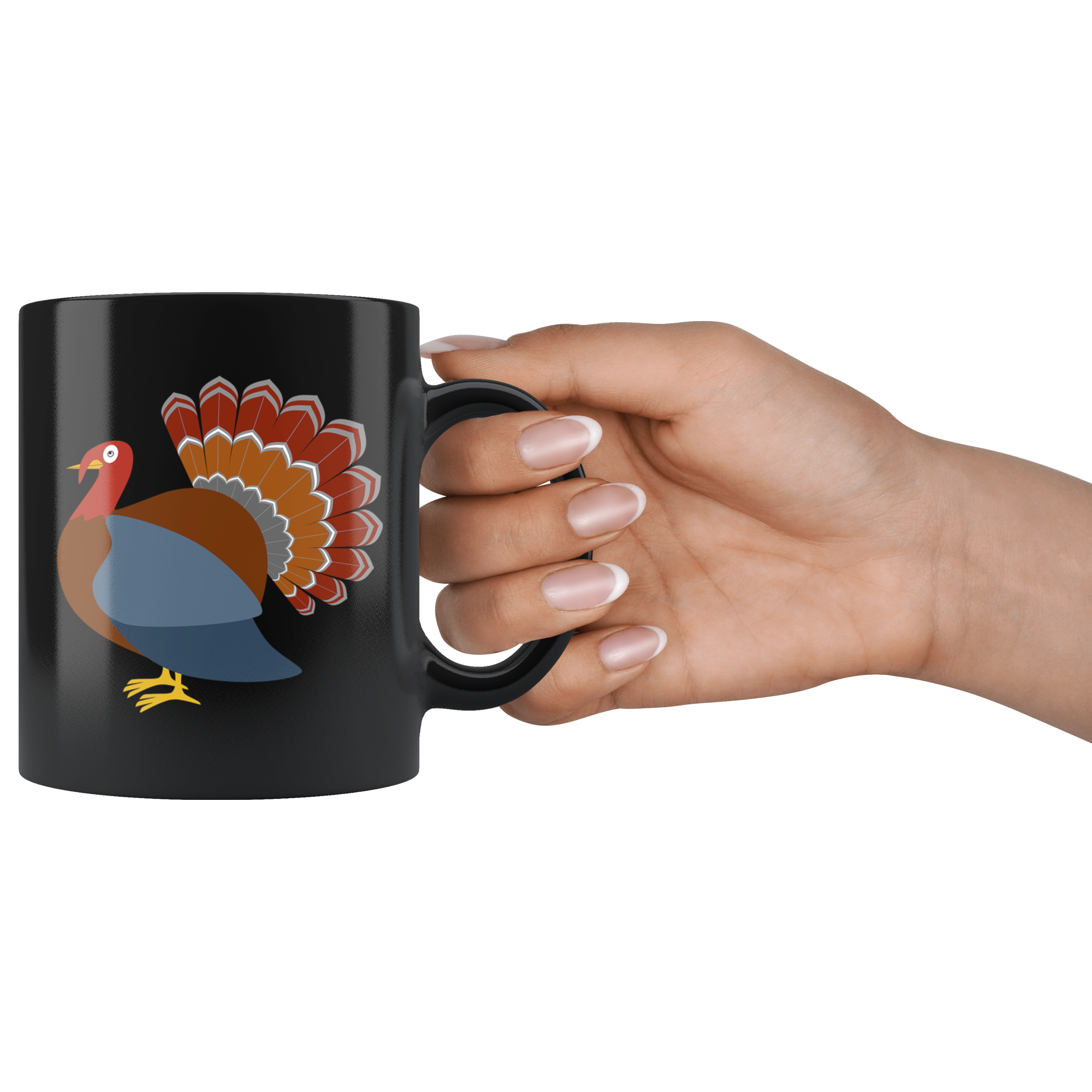 Black Mug for Turkey lovers