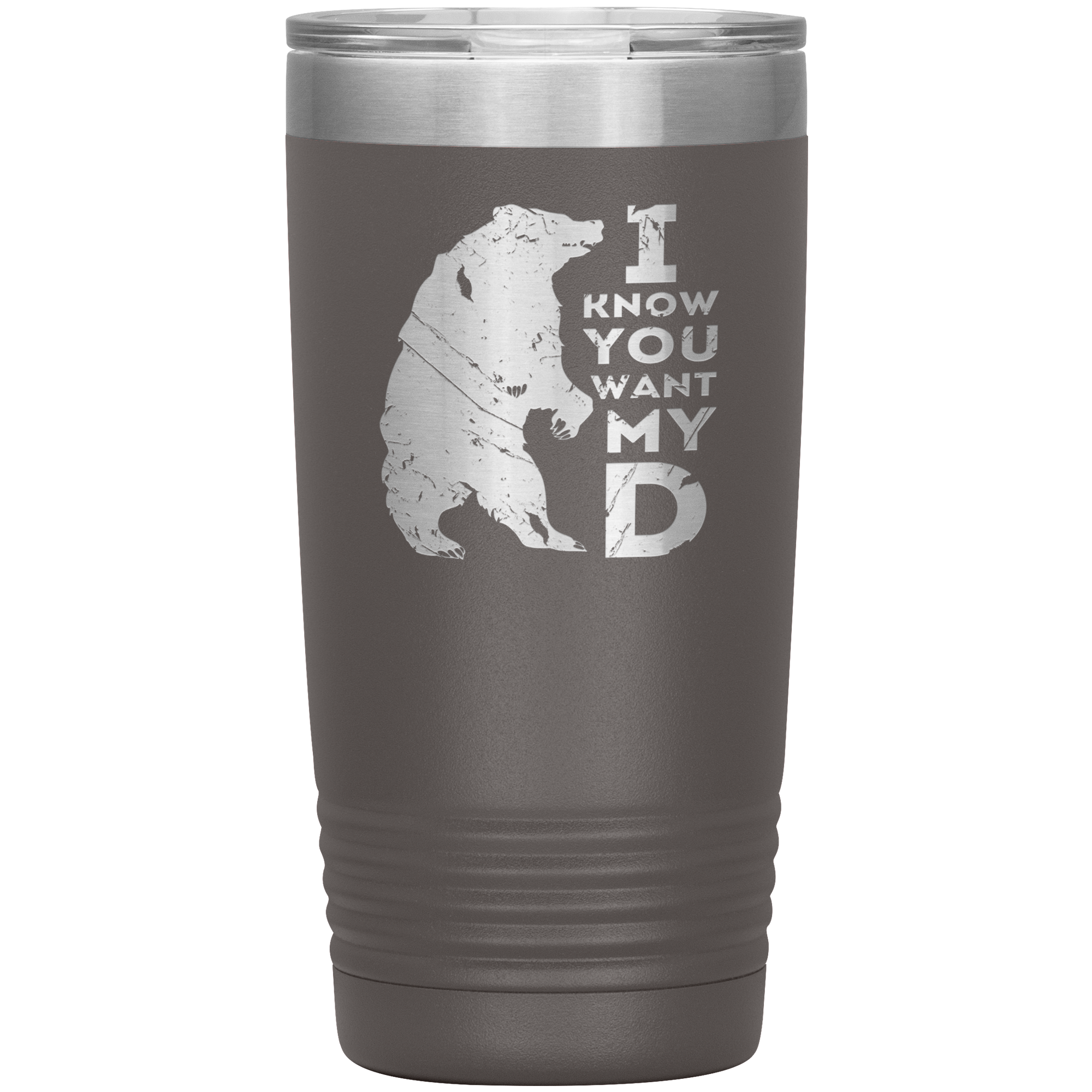 Beard Gift, I know you want my bearD, 20oz Tumbler, Travel mug, Coffee Tumbler, Tea Tumbler
