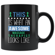 Mug Massage therapist mug - Awesome Massage therapist looks like mug -Massage therapist coffee mug Massage therapist coffee cup (11oz) Black