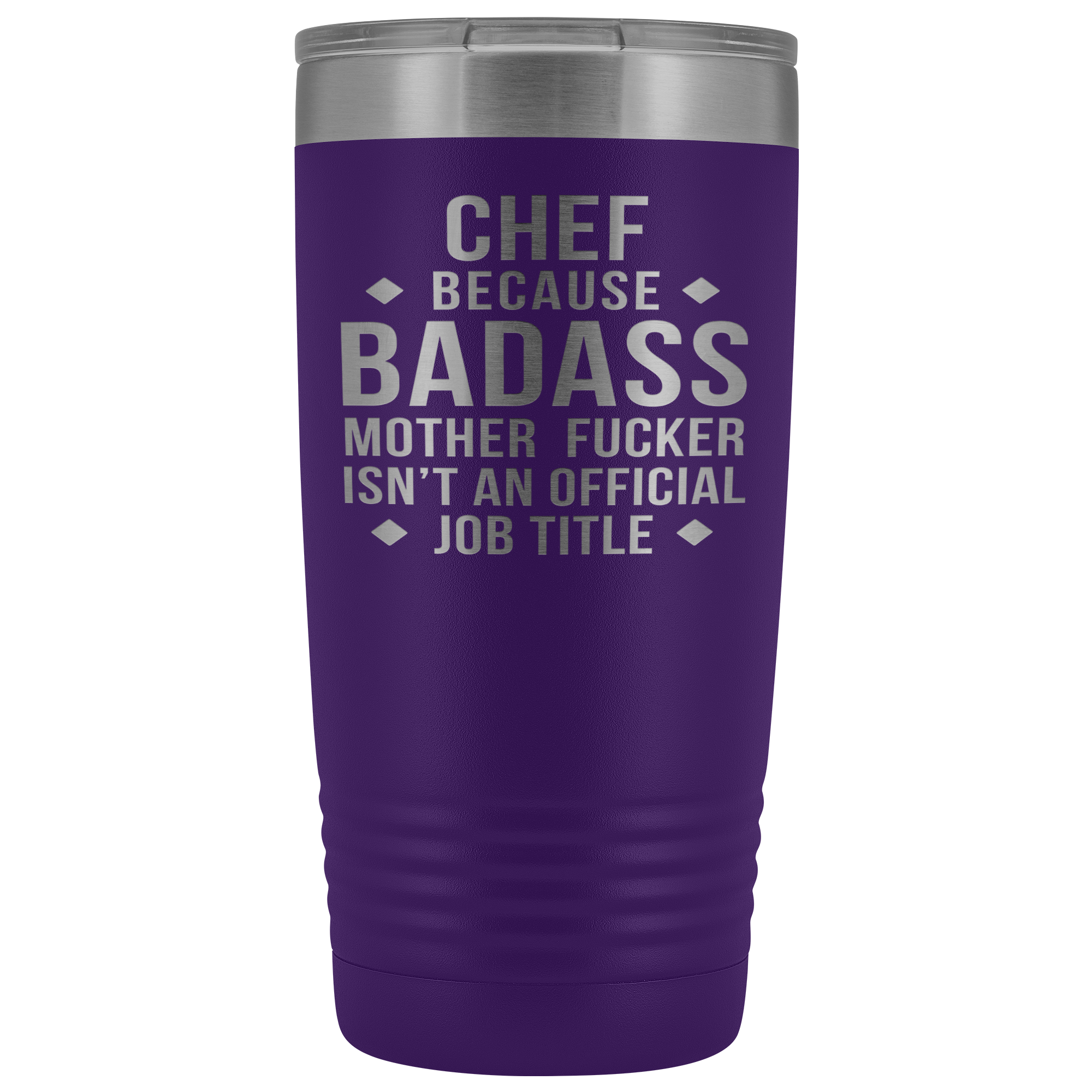 Chef Gift, Chef badass, 20oz Vacuum Tumbler, Travel mug, Coffee Tumbler, Present for Chef