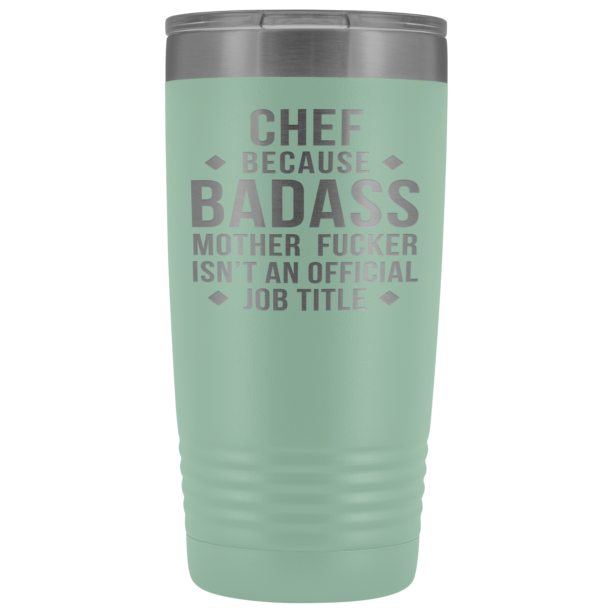 Chef Gift, Chef badass, 20oz Vacuum Tumbler, Travel mug, Coffee Tumbler, Present for Chef
