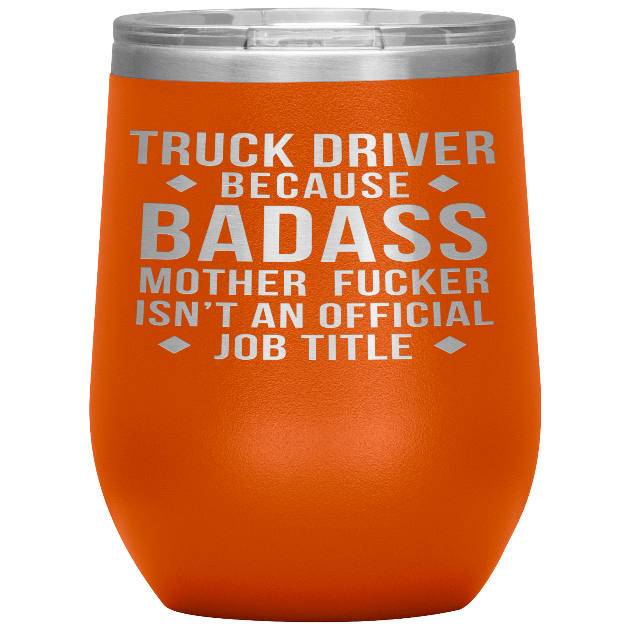 Truck Driver Gift, Truck Driver badass, 12oz Vacuum Tumbler, Travel mug, Coffee Tumbler, Present for Truck Driver Colleague