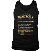 Pediatrician, Womans tank top, Racerback, Mens Tank top, Profession, Colleague gift, Coworker present, Pediatrician Gift