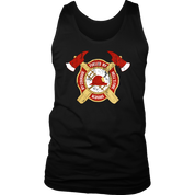 Firefighter Fueled by hell's fire, driven by courage Tank Top
