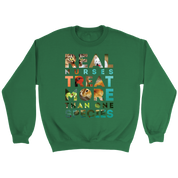 Vet Nurse Real nurses treat more than one species Gift, Unisex Longsleeve, Hoodie, Crewneck long sleeve, Sweatshirt, Jersey