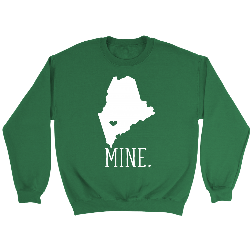 Maine Mine. Gift, Unisex Longsleeve, Hoodie, Crewneck long sleeve, Sweatshirt, Jersey