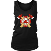 Firefighter Fueled by hell's fire, driven by courage Tank Top