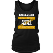 Being a mom is priceless being a nana