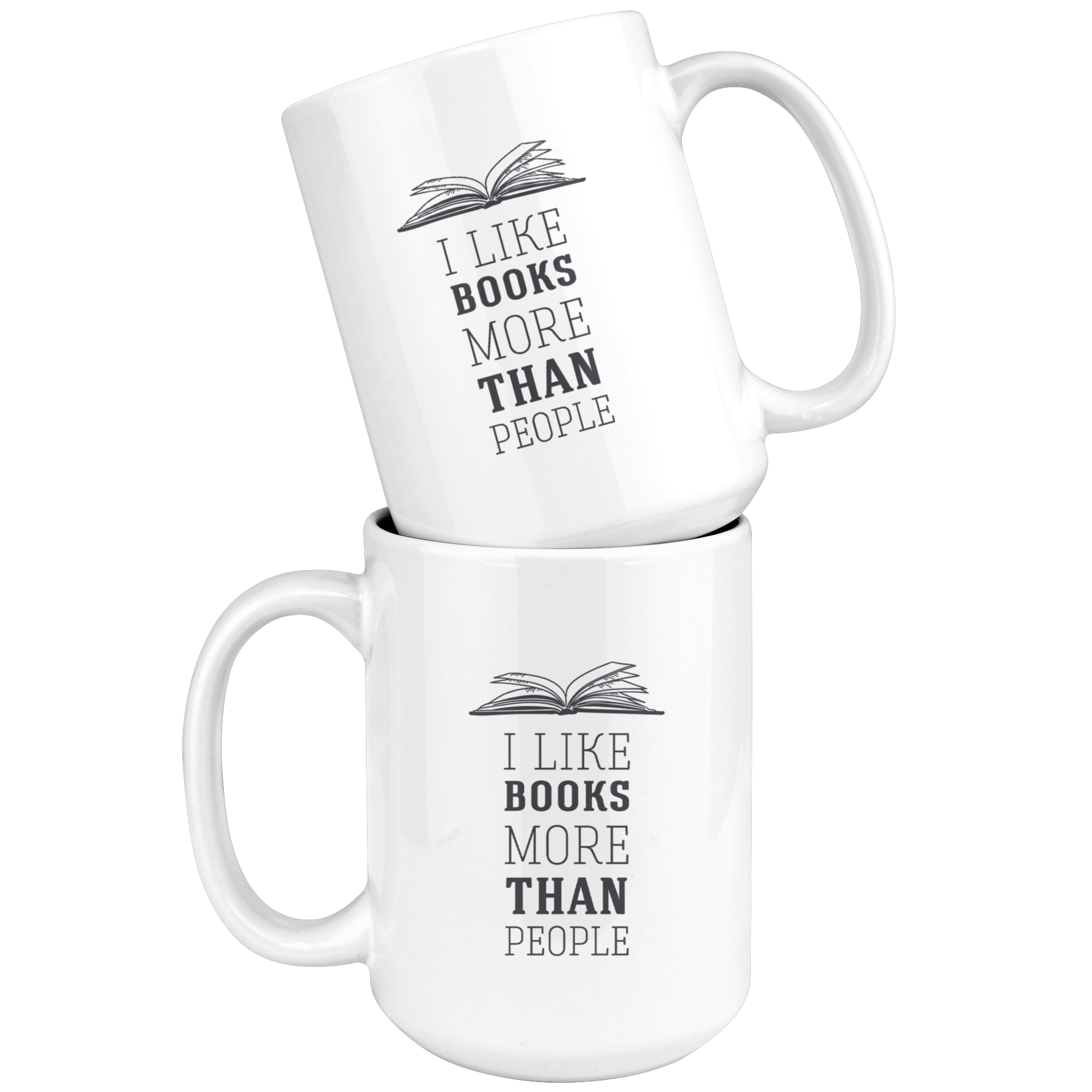 Book Reading White Mug,Birthday Present, Christmas Gift, 15oz white mug, Father's Day gift, Mother's Day Gift, Librarian Gift