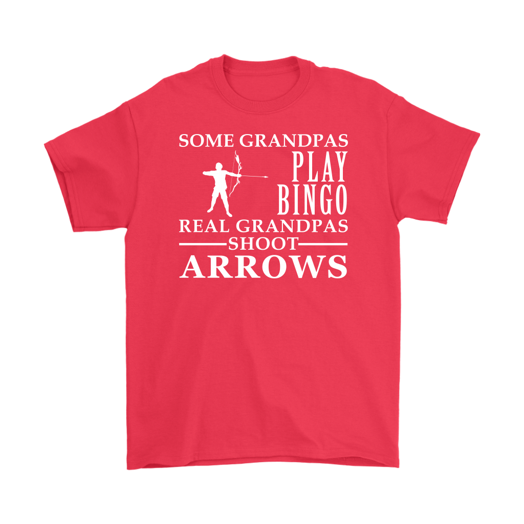 Archery Gift, Some Grandpas play bingo, Real Grandpas Archery, Grandpa tee, Unisex T-shirt, Grandfather gift, Grandfather t-shirt