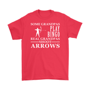 Archery Gift, Some Grandpas play bingo, Real Grandpas Archery, Grandpa tee, Unisex T-shirt, Grandfather gift, Grandfather t-shirt